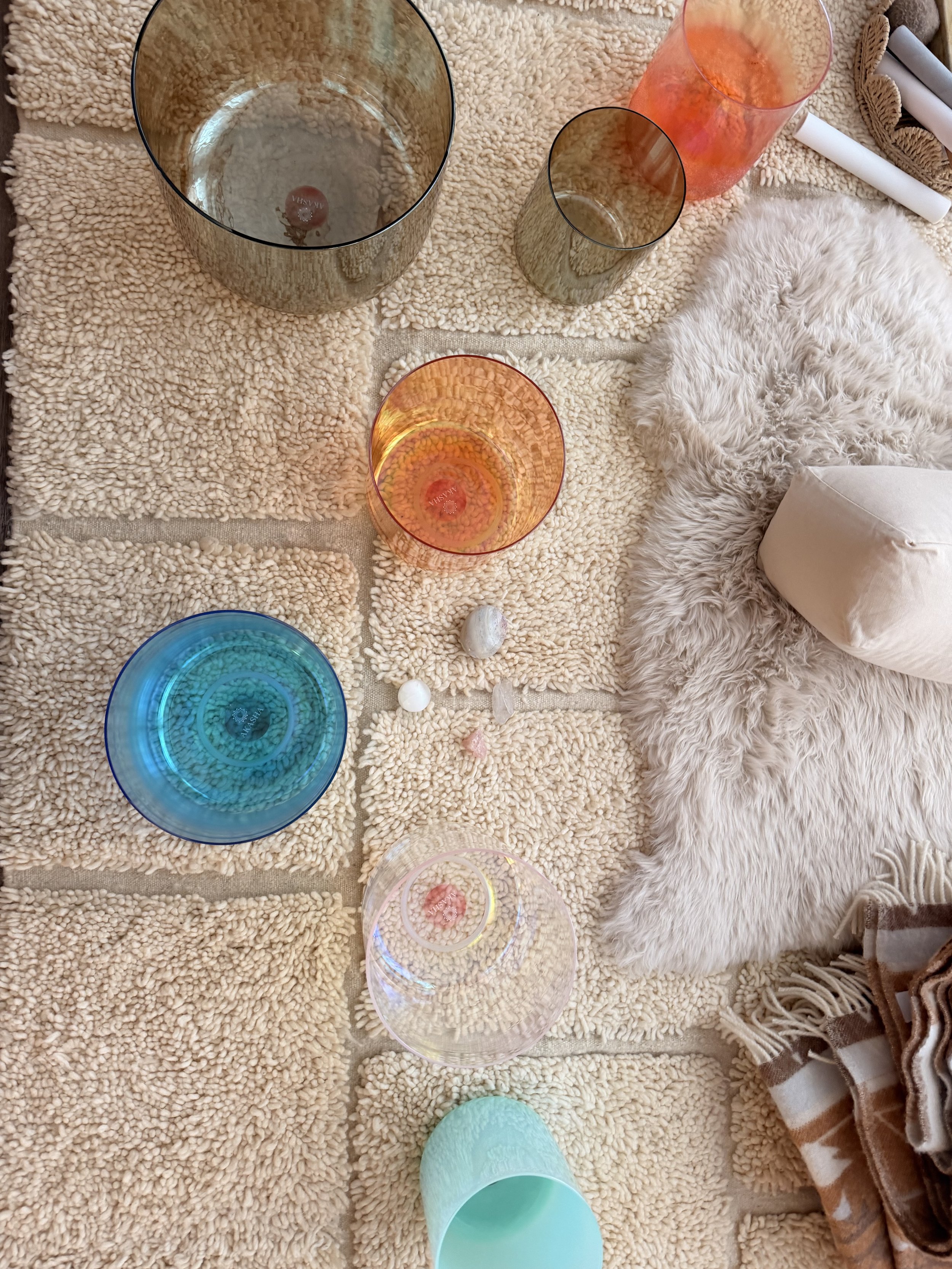 Kristallklangschalen, Crystal Bowls, Sound Healing, Sound Bath