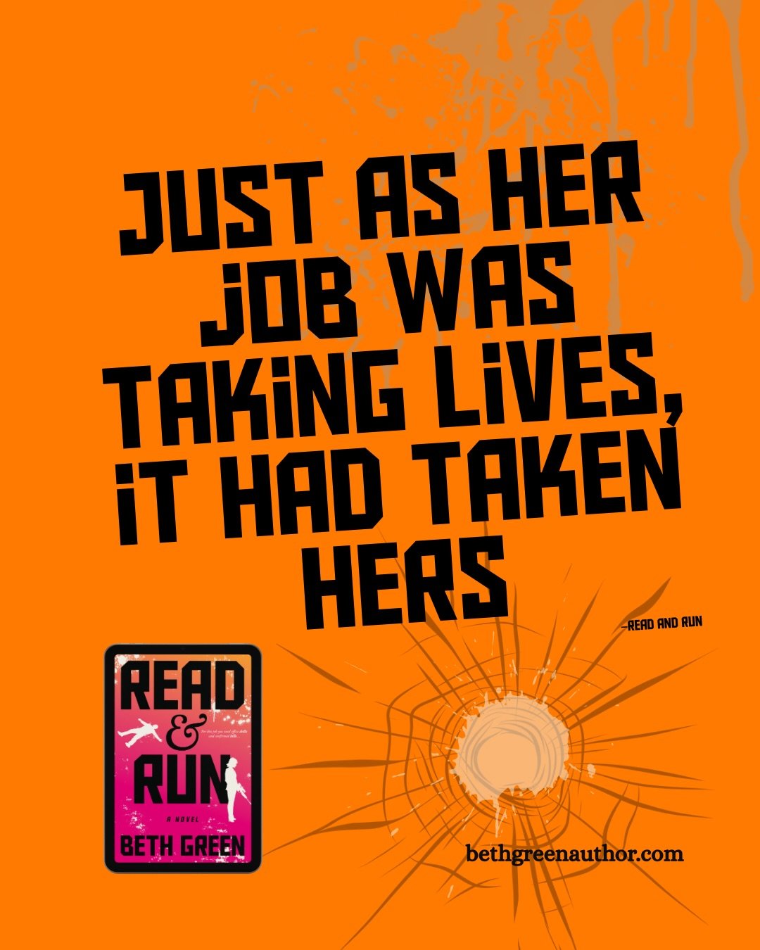 Read and Run 📚releases tomorrow! 
I can&rsquo;t wait for you all to meet my stabby &ldquo;problem solver&rdquo; hit women and their dumb boss, Mr. C. ☠️🔪💅🏽

#thrillers #workplacehumor