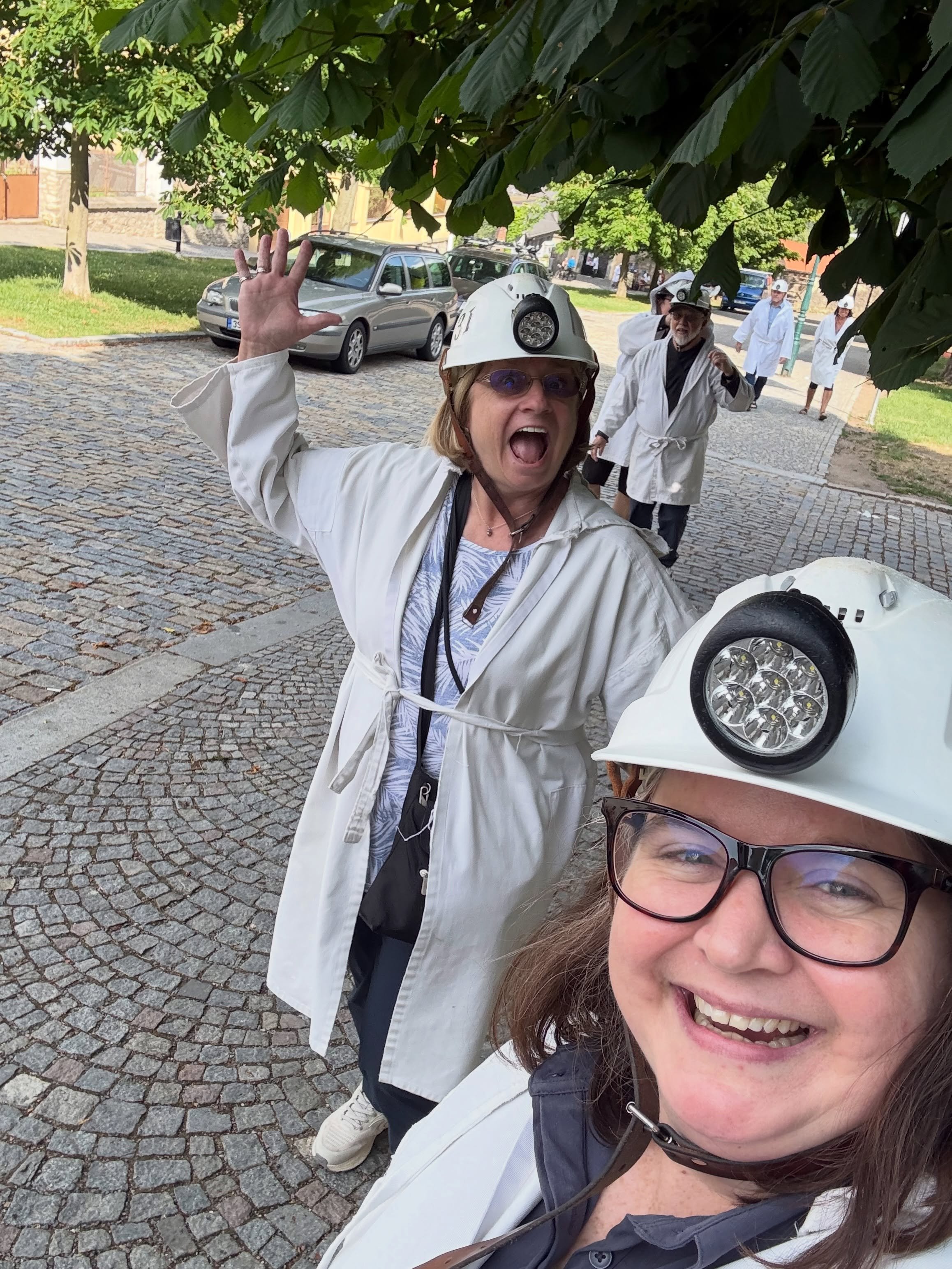 Two of my cousins &amp; their spouses came to the Czech Republic to visit for a few days. It was such fun to play tour guide (and tourist) here again. I took them to Kutn&aacute; Hora to see the ossuary and medieval silver mine and in Prague we went 