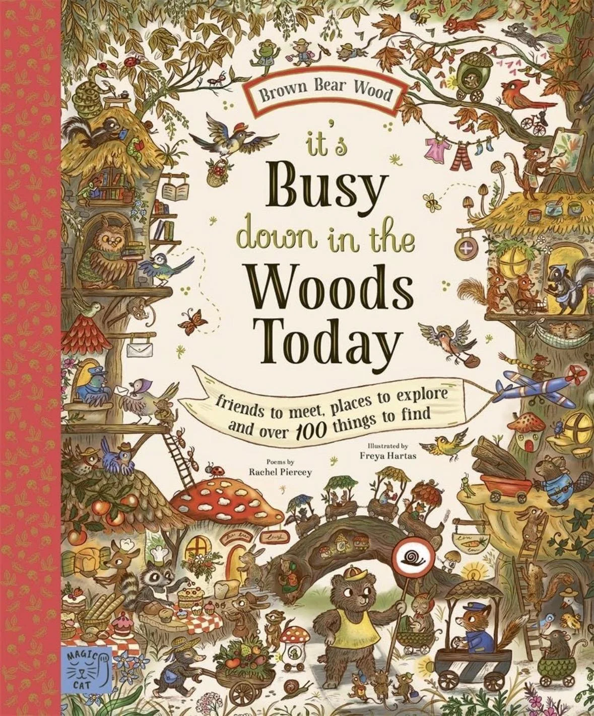 Brown Bear Wood: It's A Busy Day Down In The Woods Today (HardBack)