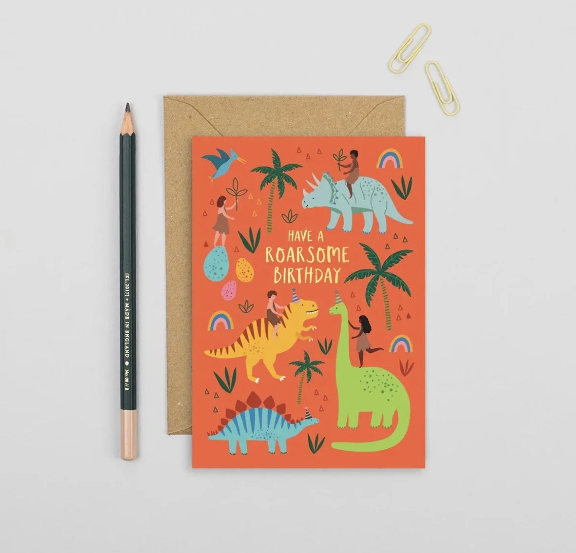 Dinosaur Birthday Card