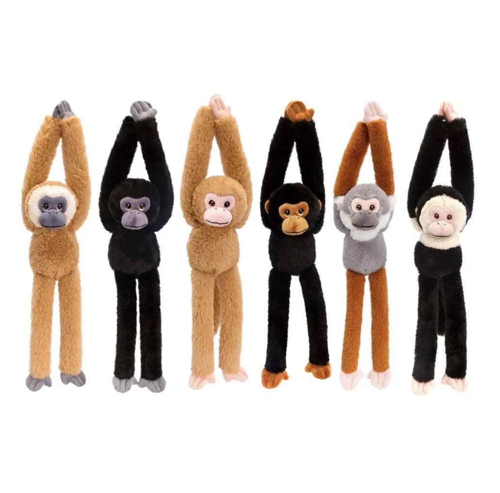 Keeleco Hanging Monkeys 6 Asstd - 40cm