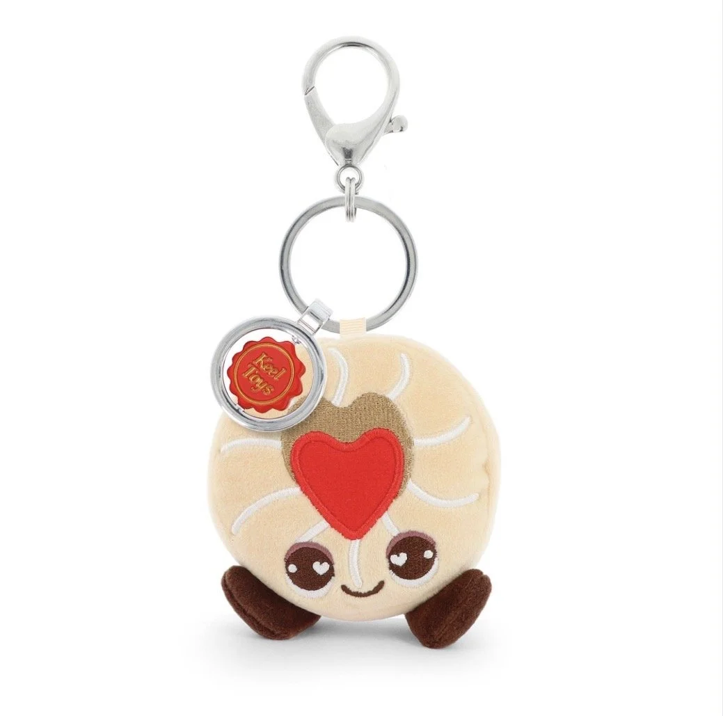 Keeleco Bag Charm Jammy Biscuit - 12cm