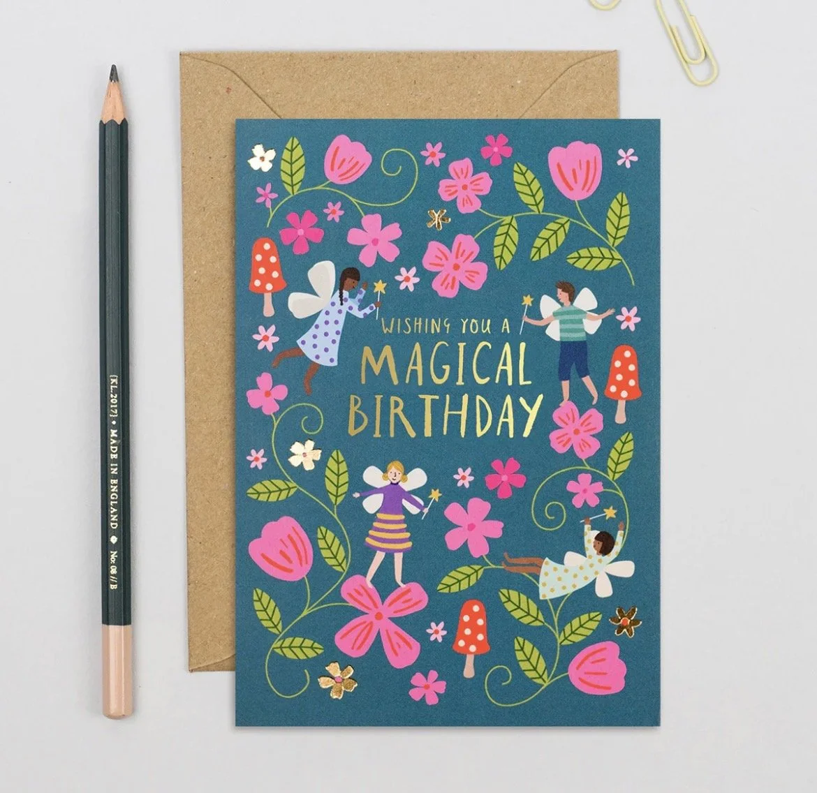 Fairy Garden Birthday Card