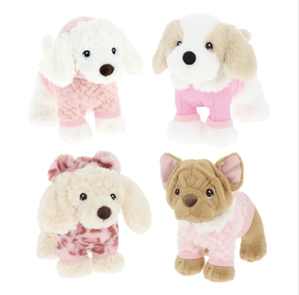 Keeleco Puppy In Outfit 4 Asstd - 18cm