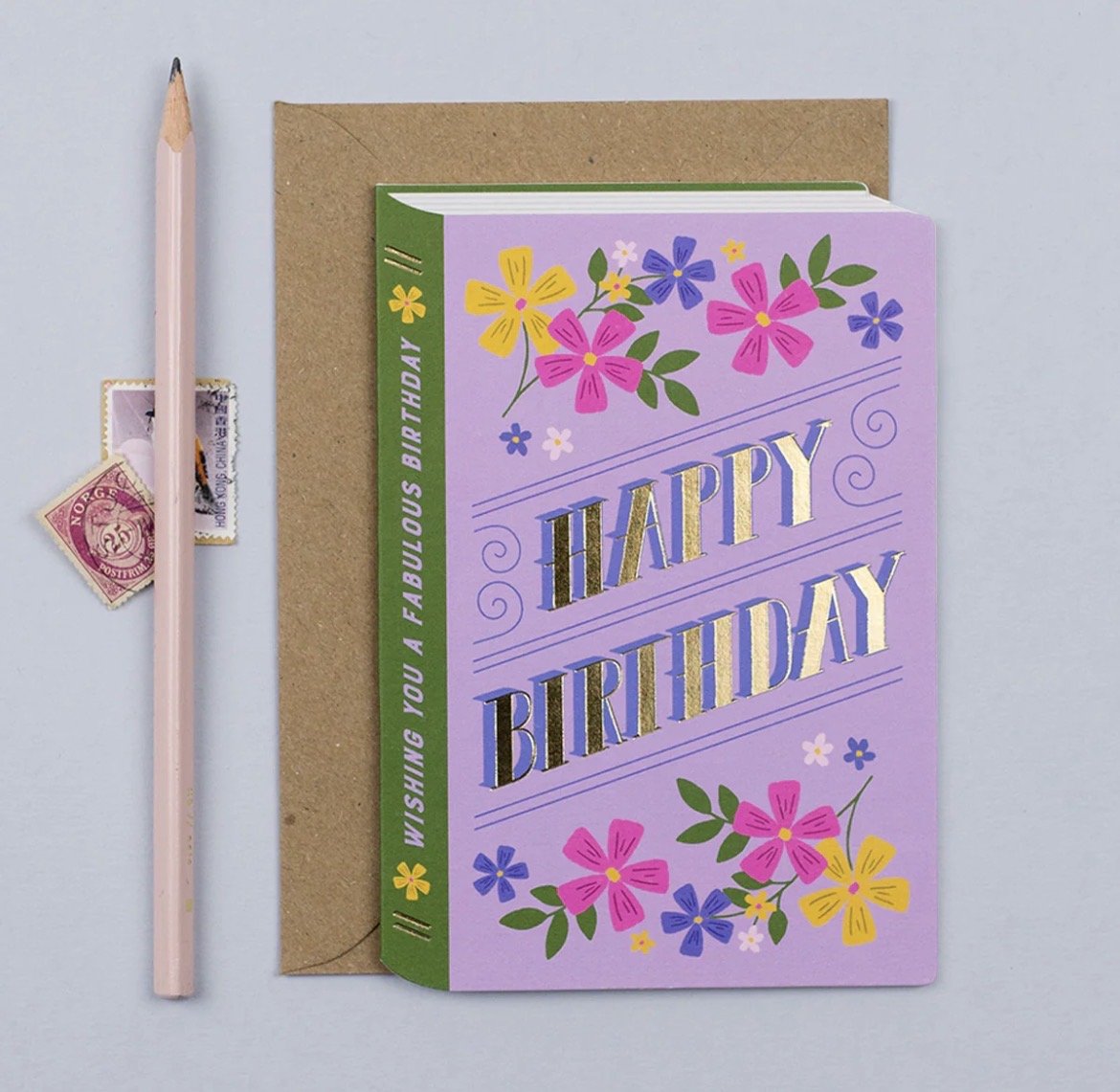 Birthday Book Card