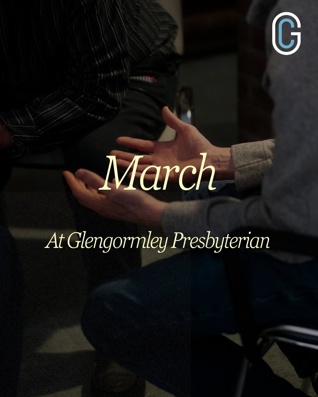 MARCH @ GLENGORMLEY

So many exciting things happening this month- it would be great to see you there! 

Keep your eyes on our socials over the next few weeks as we look towards Easter and have some great events lined up!

*TICKETS FOR CONFERENCE MUS