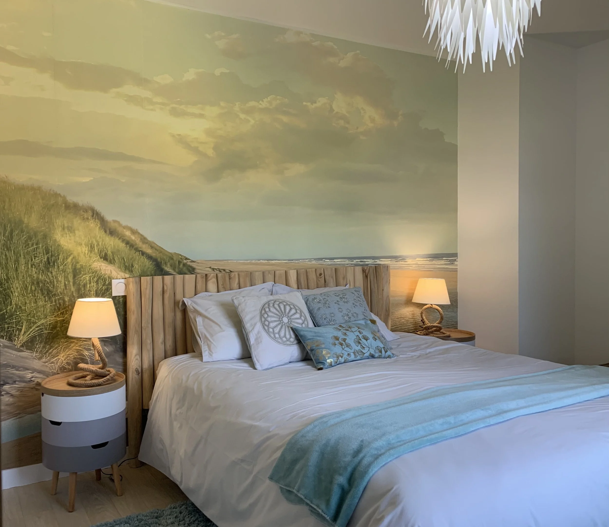 Chambre avec lit queen size