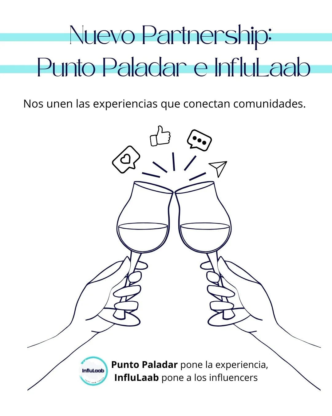 🍷✨ Brindamos por una nueva alianza
@puntopaladarmx e InfluLaab se unen para dise&ntilde;ar experiencias sensoriales que elevan la forma en que las marcas conectan con sus comunidades, potenciadas por creadores que saben contar historias reales.

&iq