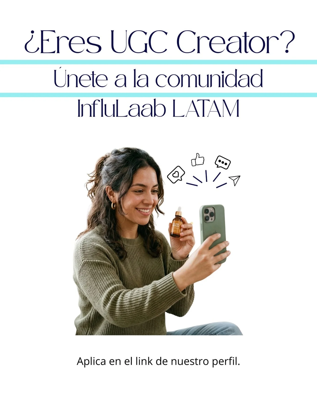 &iquest;Eres UGC Creator? 🎥✨

En InfluLaab estamos formando una comunidad de creadores en LATAM 🌎 que disfrutan contar historias aut&eacute;nticas, probar productos 🧴 y crear contenido que conecta con las personas.

No necesitas tener miles de seg