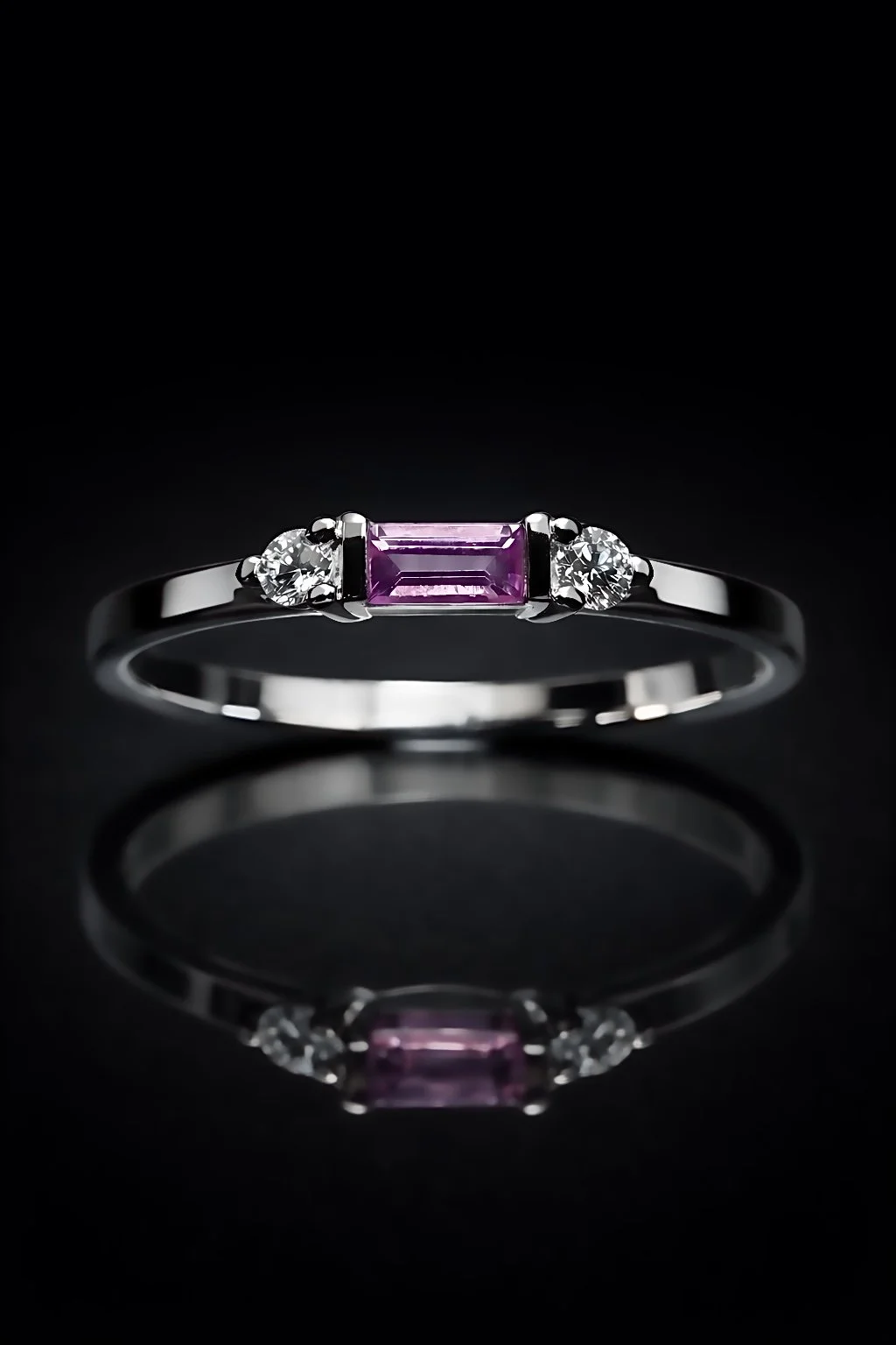 Natural Pink Sapphire Ring