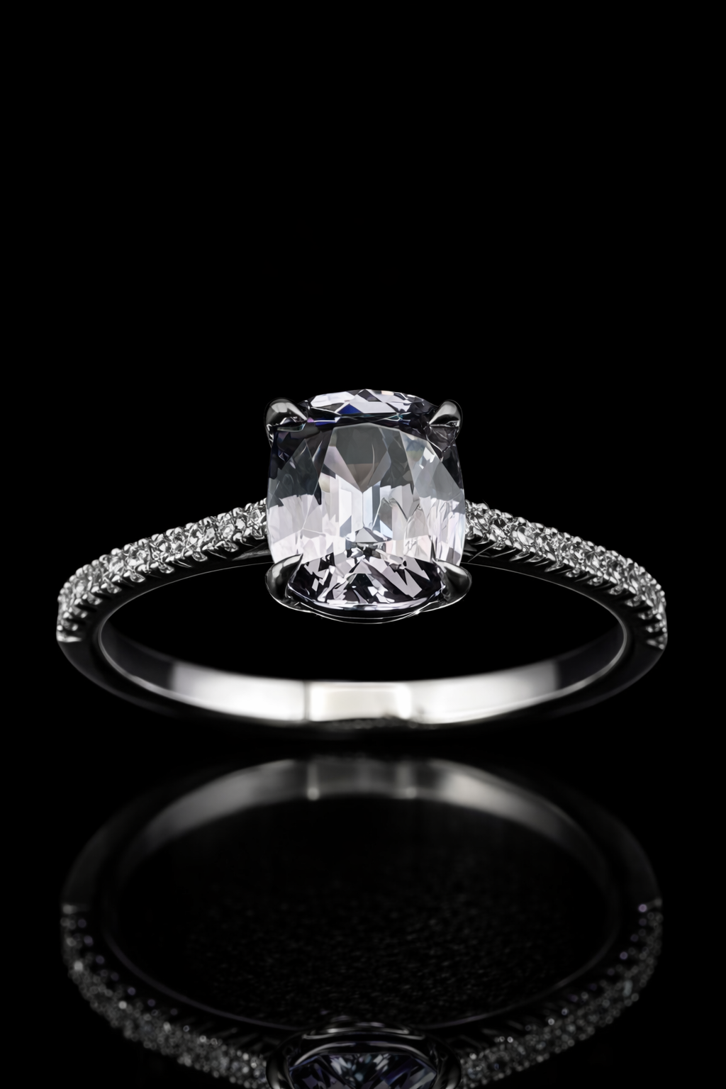 Twilight Blossom Spinel Ring