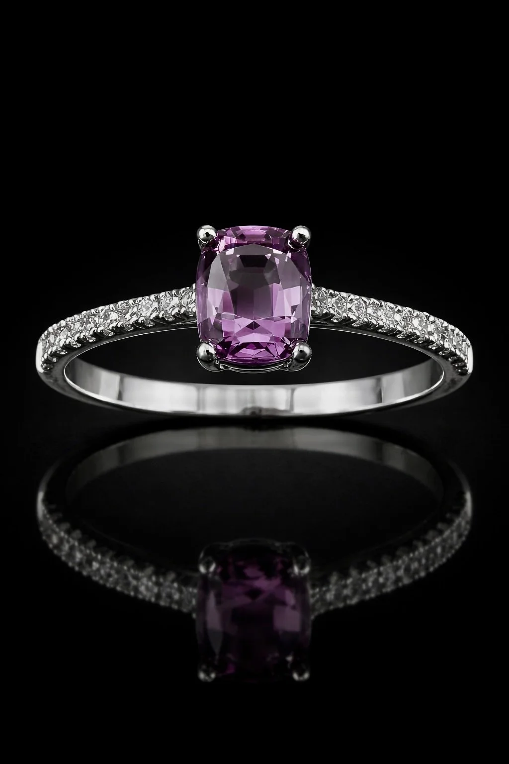 Plum Blossom Spinel Ring