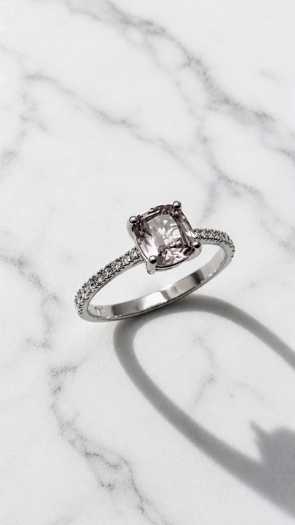 Rose Blossom — Light Pink Spinel Ring 14K Gold