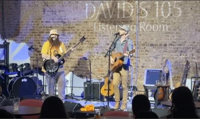 Live performance at David's 105 Listening Room in Downtown Monroe, GA.