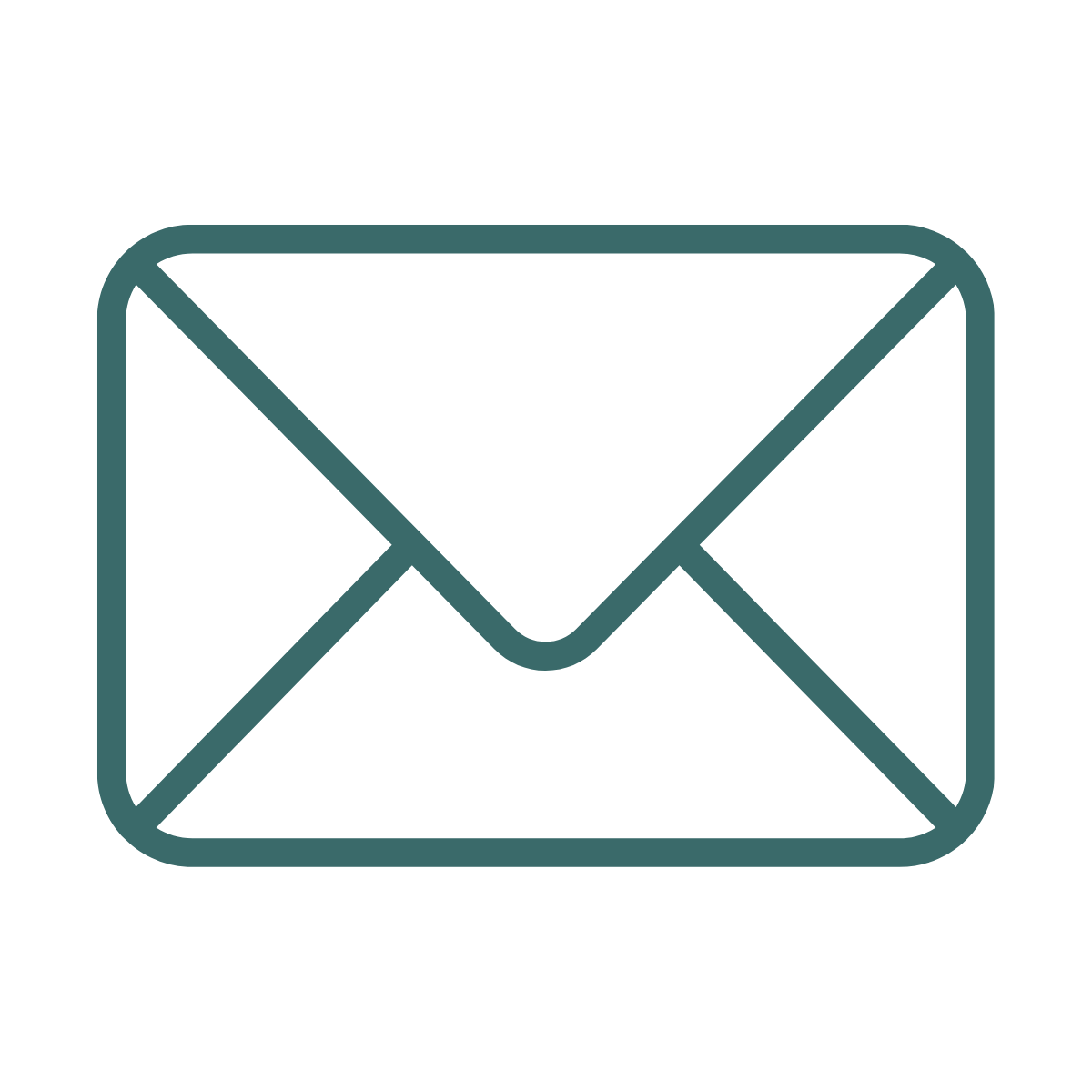 Icon of a closed envelope or mail symbol.