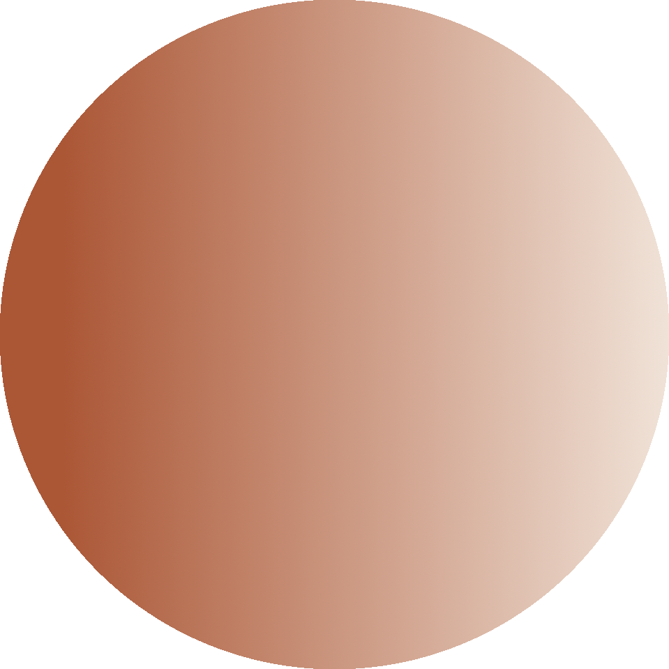 A blurred close-up of a rounded object with a gradient color from brown to beige.