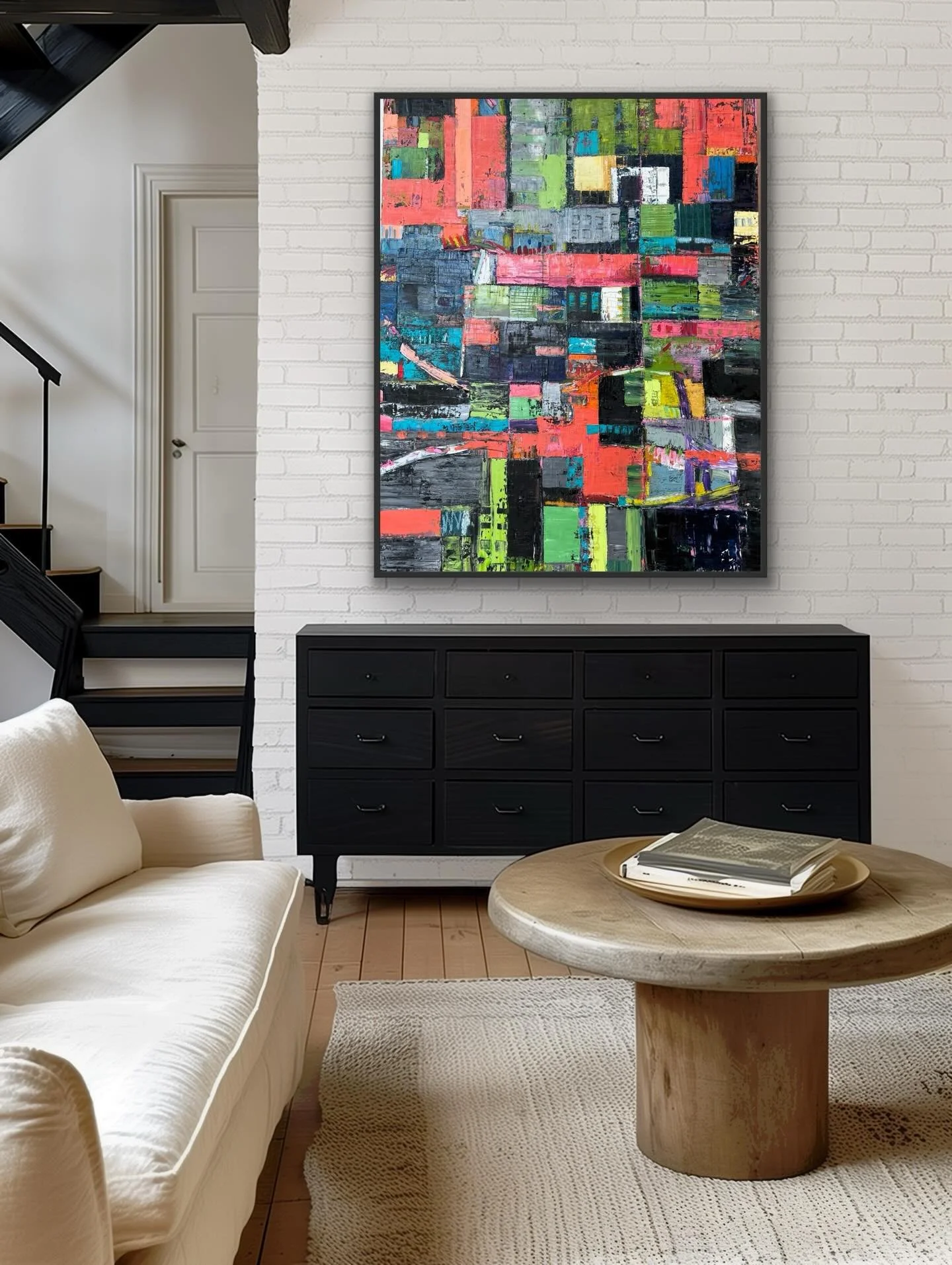 Layers of color and structure, built like a city&mdash;revealed over time.