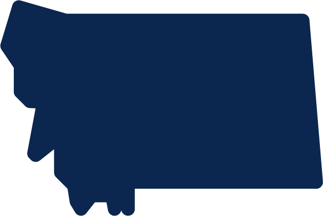 Silhouette of a train with a rectangular body, rounded front, and multiple wheels