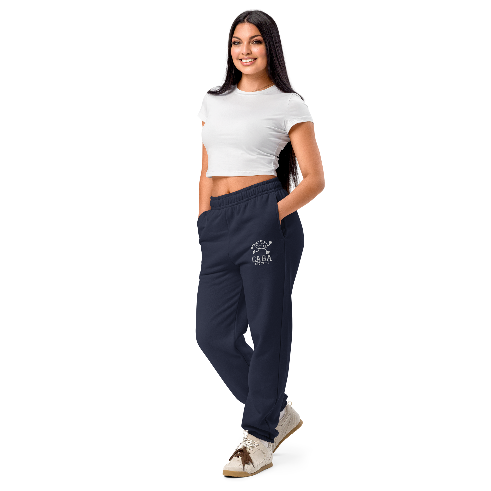 unisex-heavyweight-sweatpants-navy-left-front-6a8ceda40b0de.png
