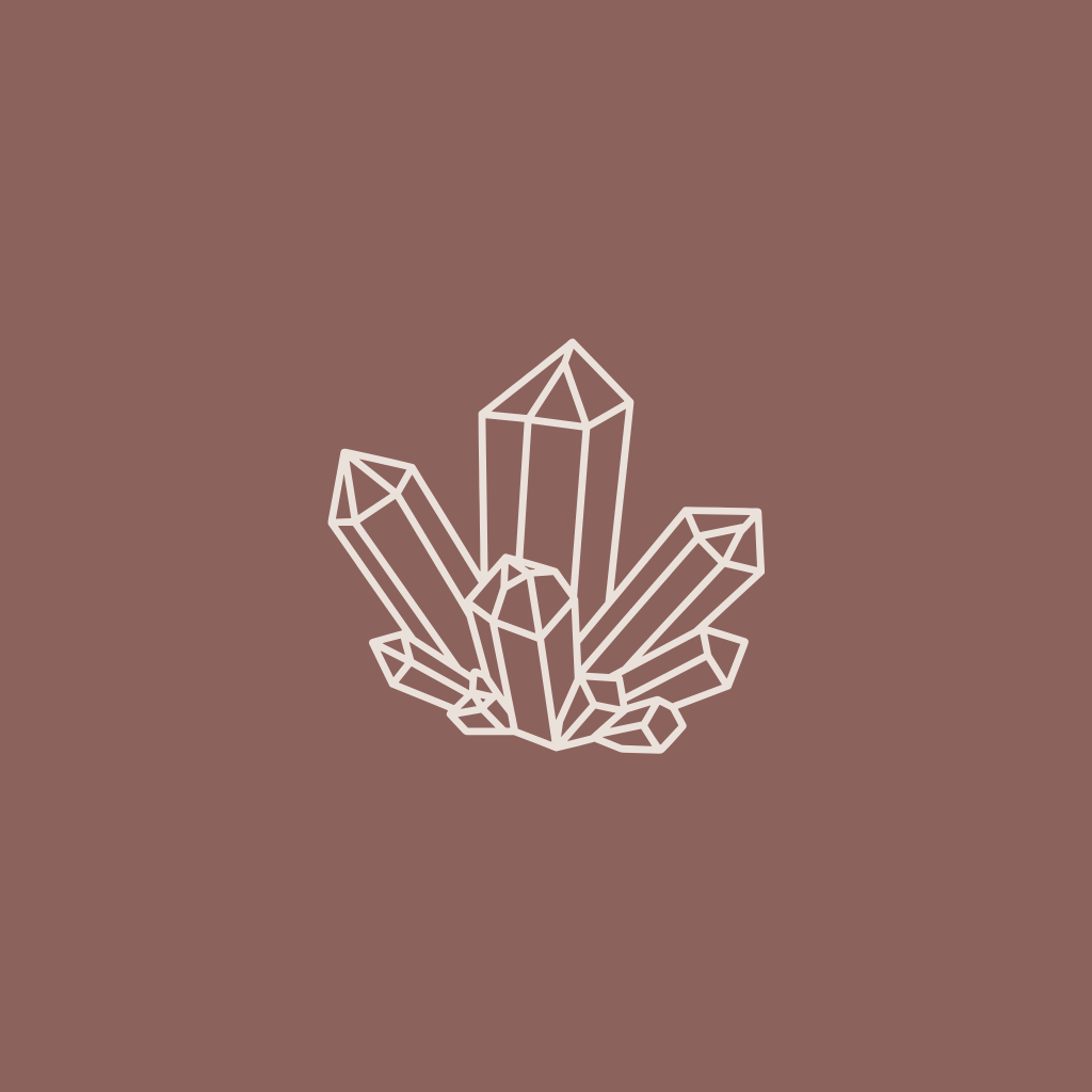 crystals with background