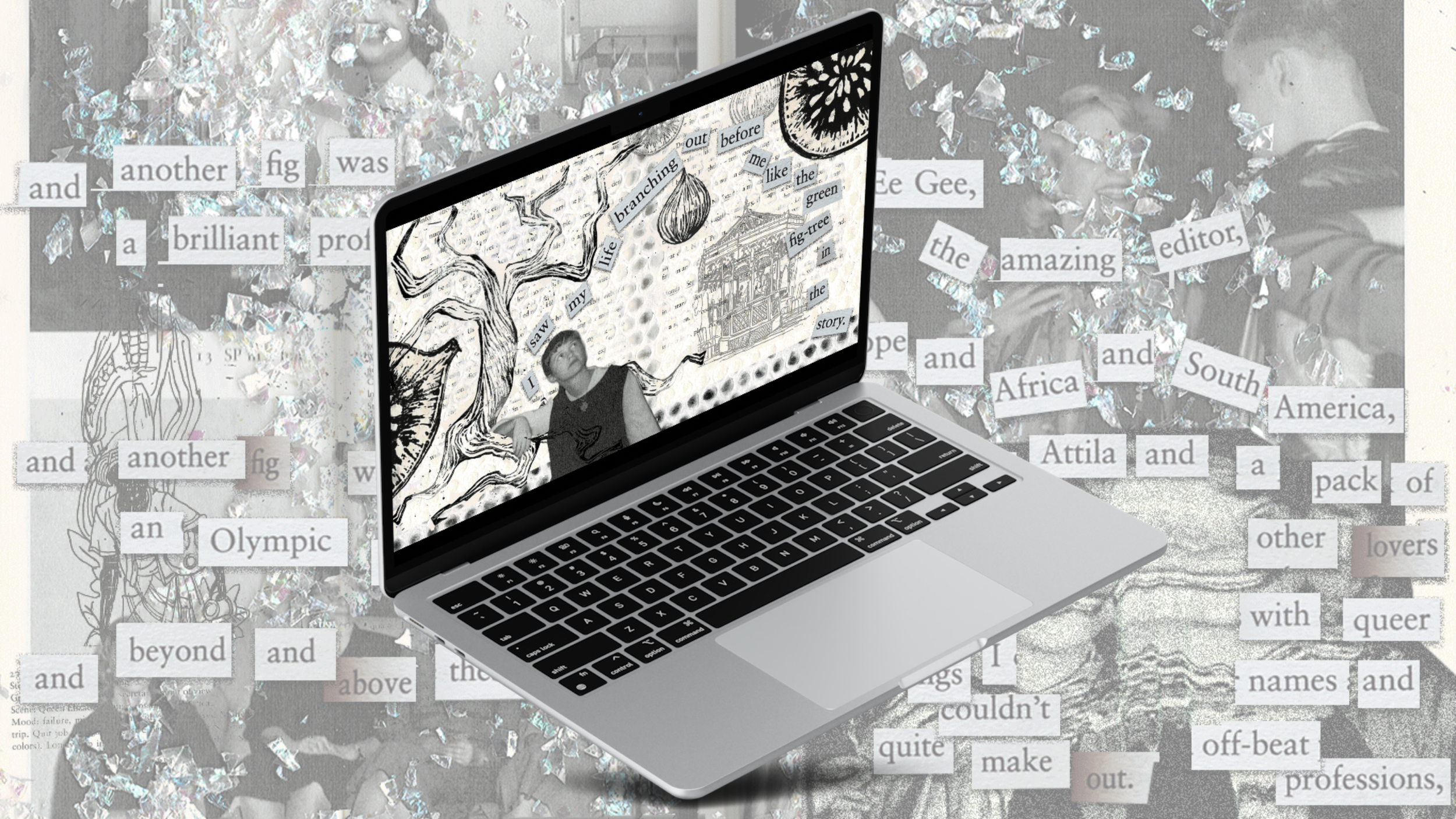 Sylvia Plath Style Frames for Visualizing Text