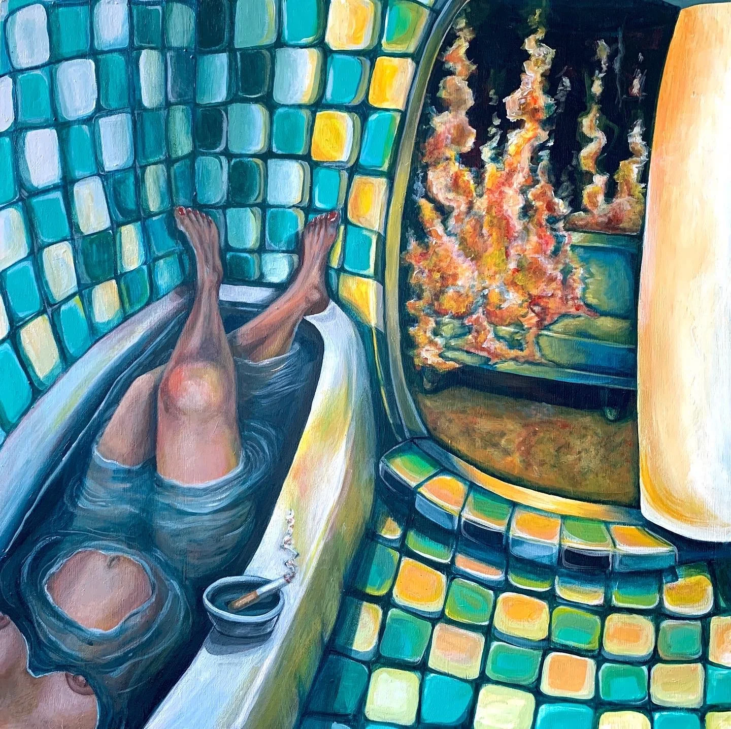 Self-Care
(Acrylic on Canvas)
