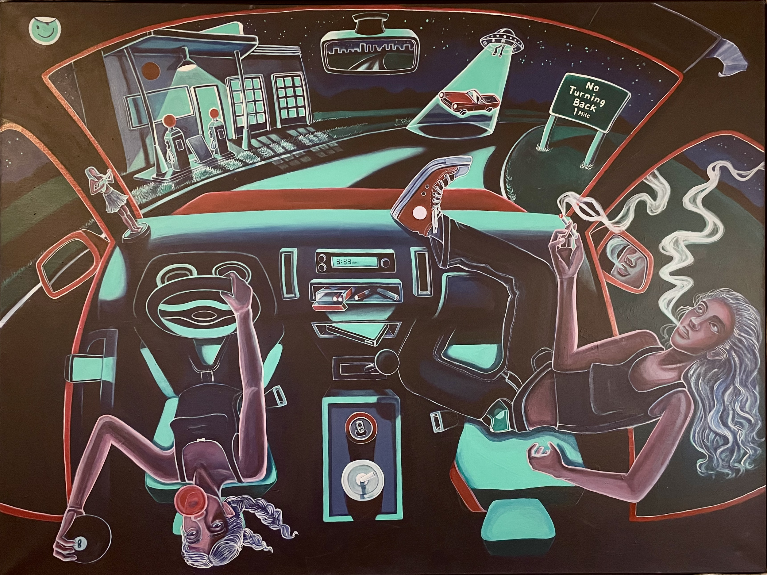 Original Acrylic Paintings: Recent Showings