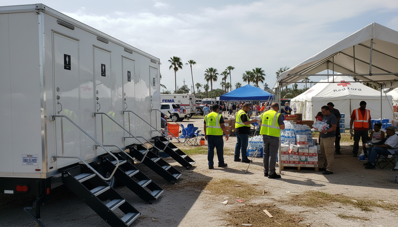 disaster relief restroom trailers jacksonville fl