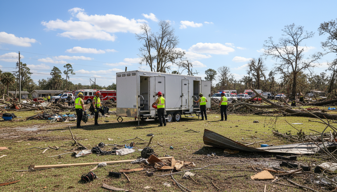 disaster relief restroom trailers jacksonville fl