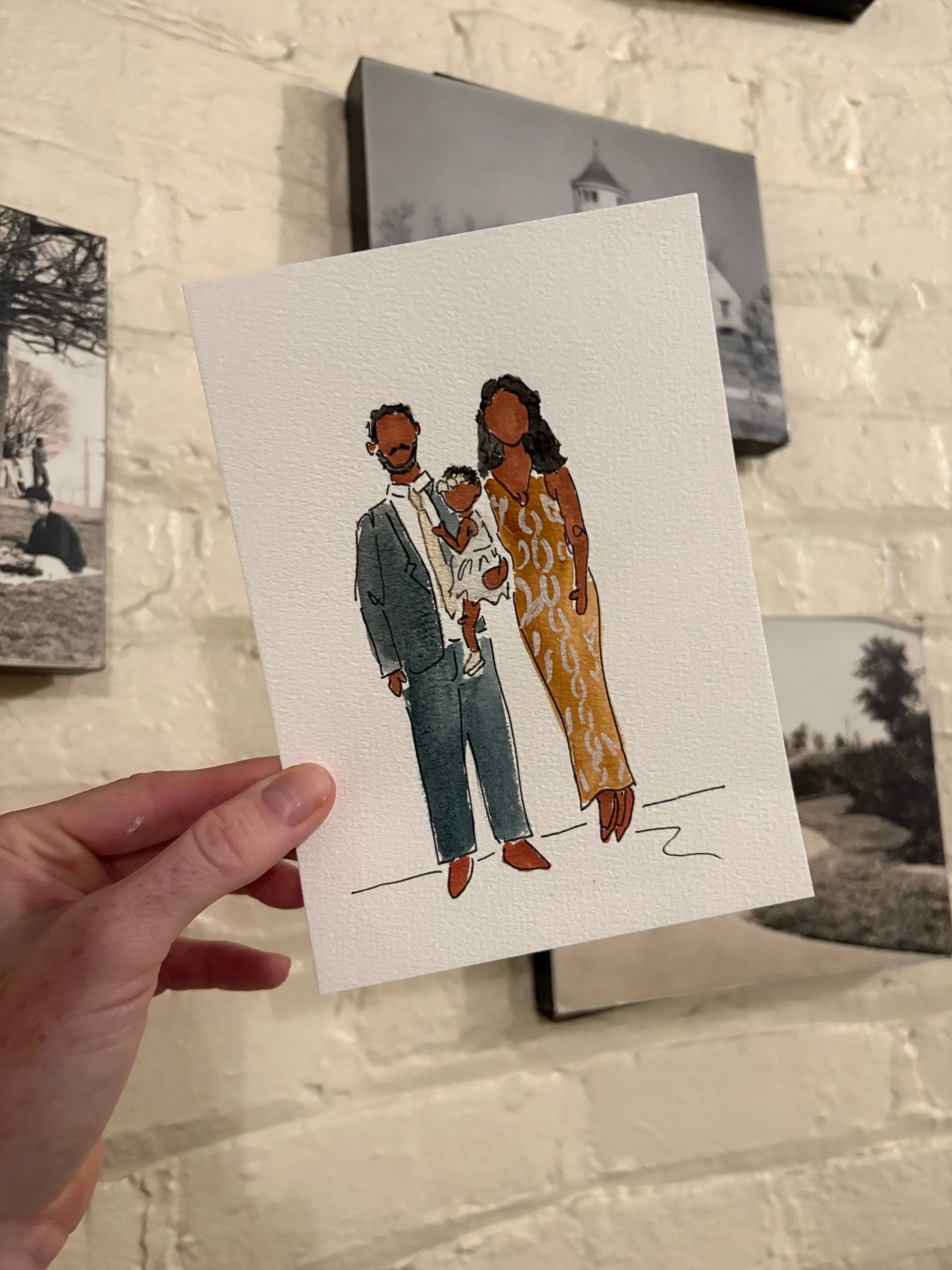 Portraits painted live at Megan and Angelica&rsquo;s wedding!

Intimate wedding are my favorite because everyone gets to leave with their hand-painted bespoke wedding favor!  How special is that! ❤️❤️

Getting married in Chicago? DM me for my pricing