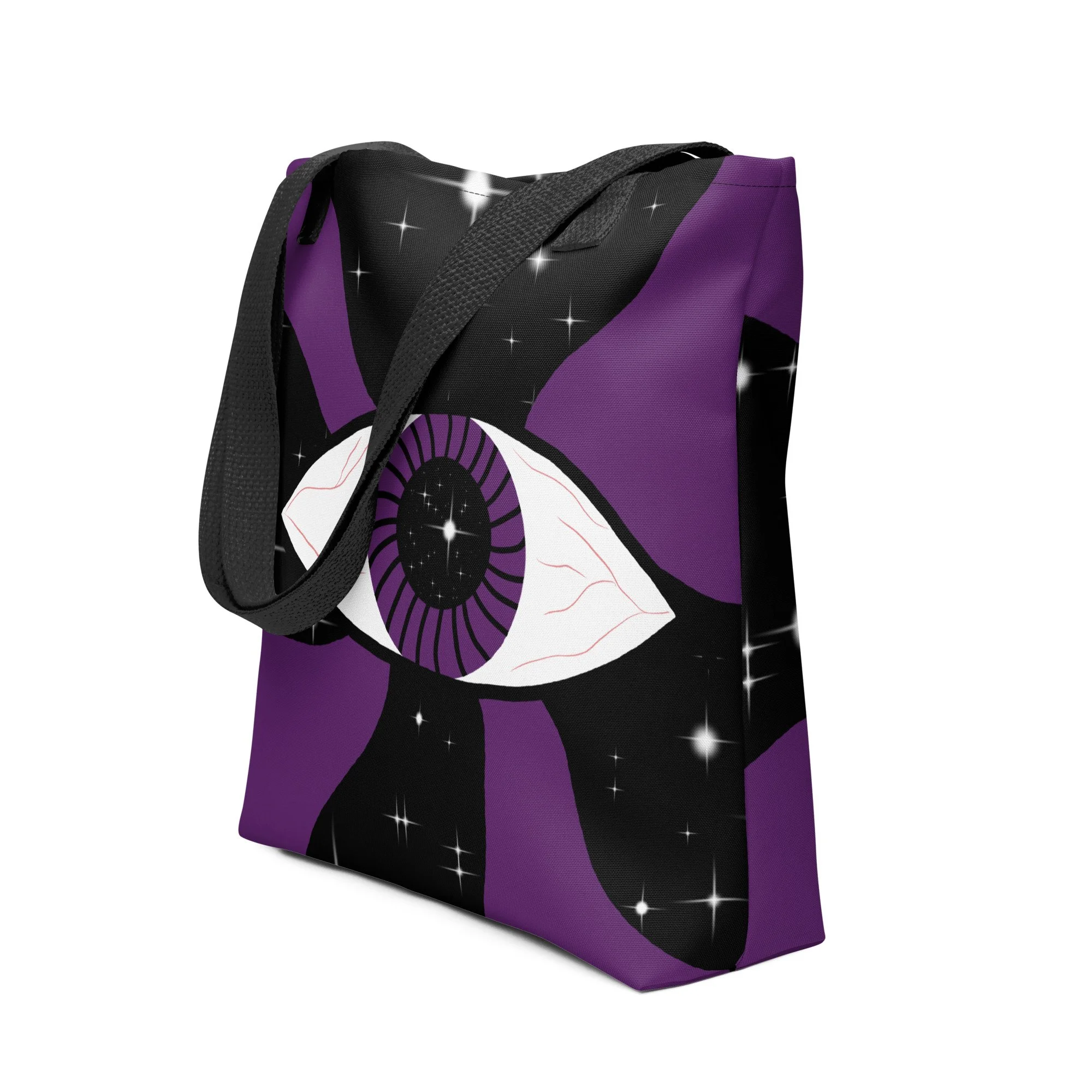 Purple Space Eye Tote