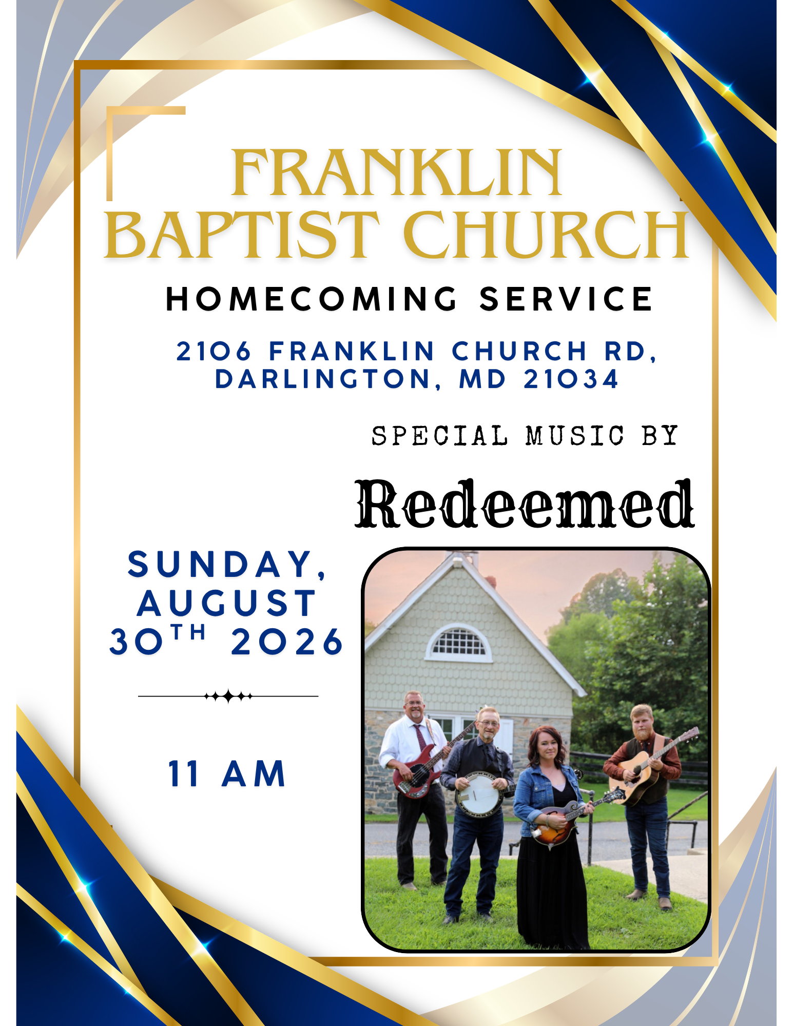 Franklin Baptist Church Homecoming Service