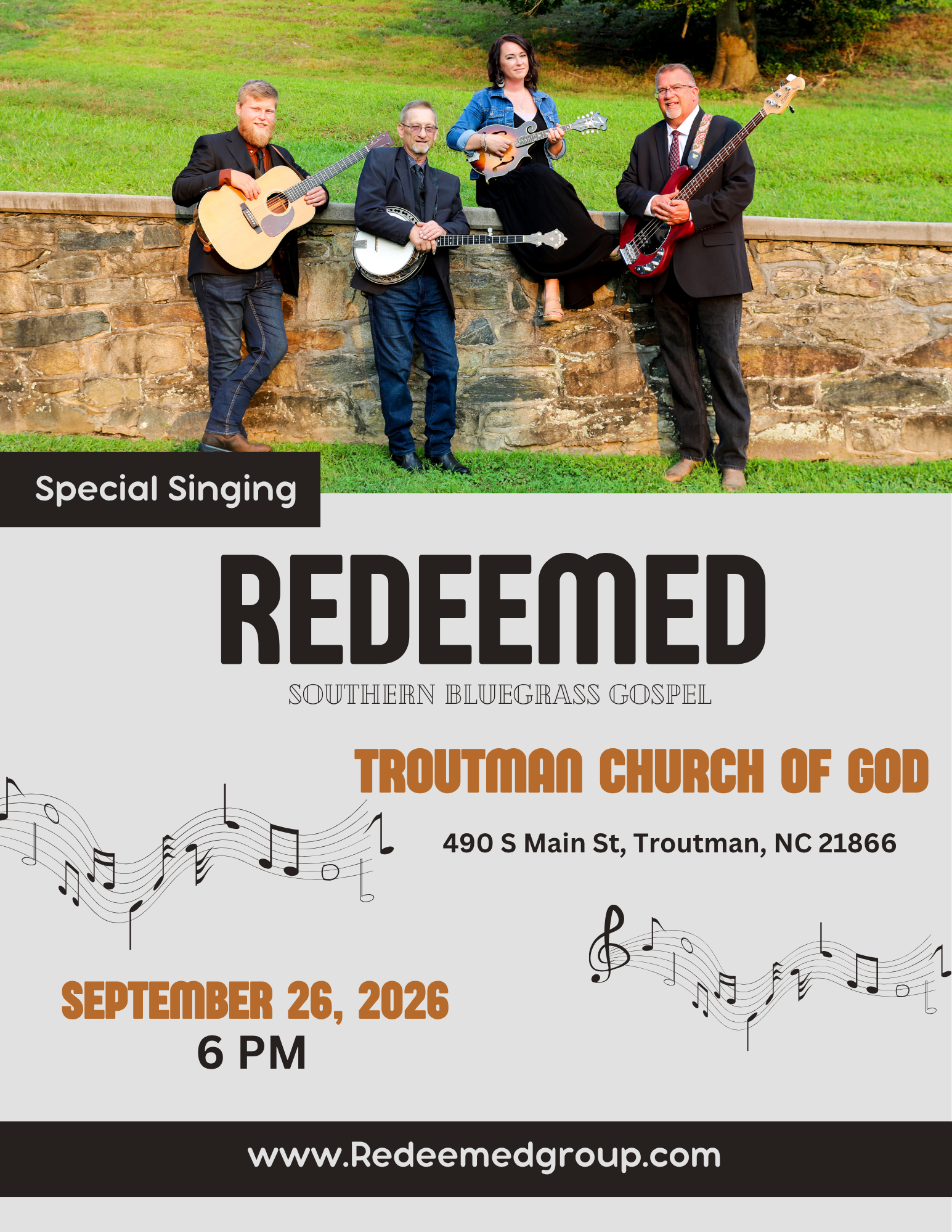 Troutman church of god (Special singing)