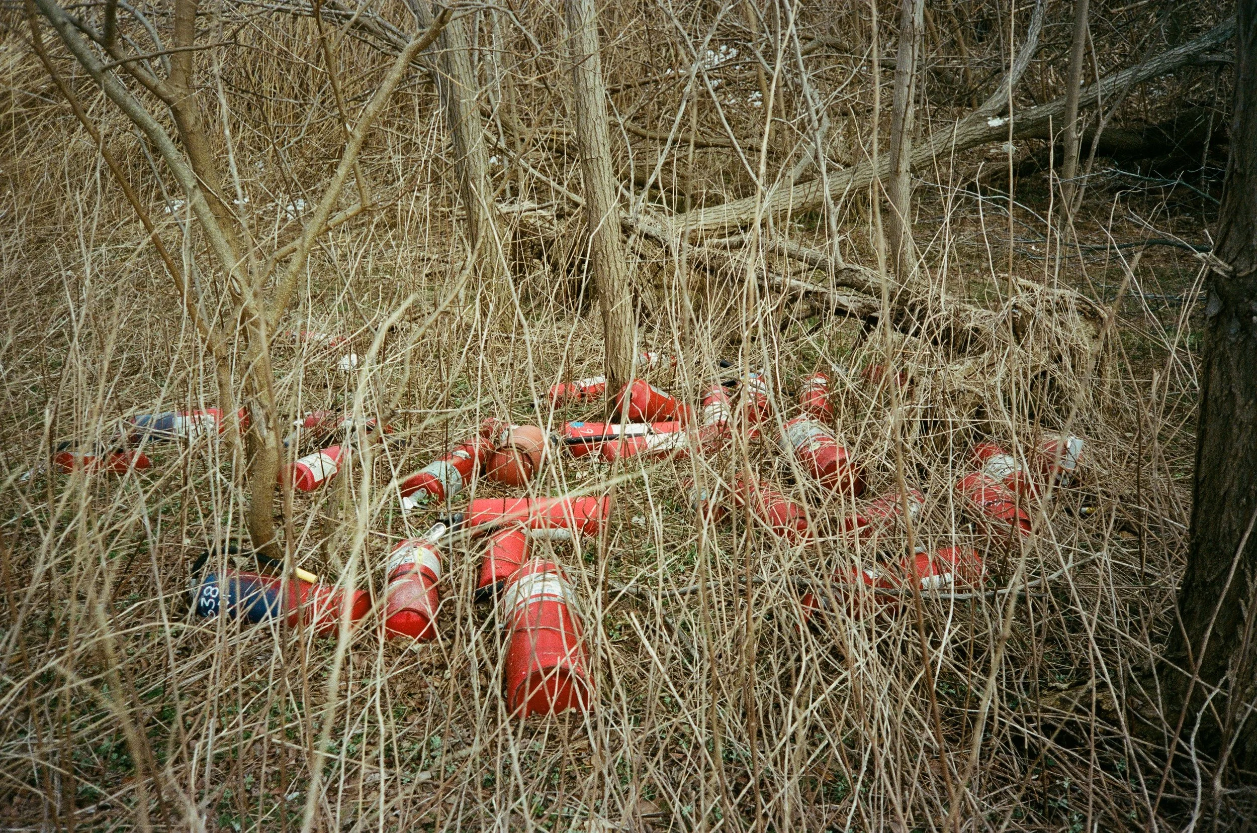 Edgemere fire extinguishers, Queens, April 2018.jpg