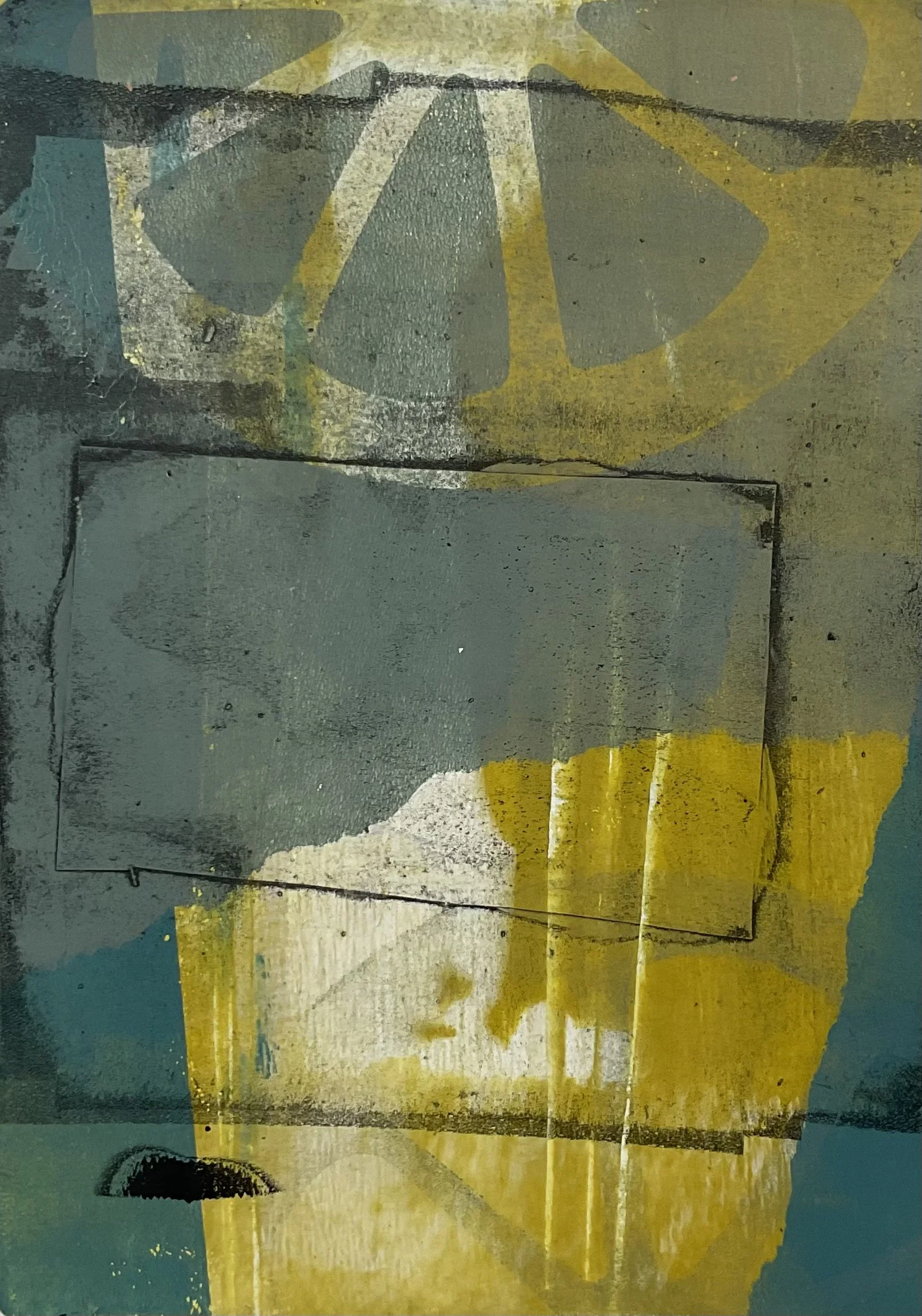  Green & Gold    Acrylic on Canvas  |  16" x 24" 