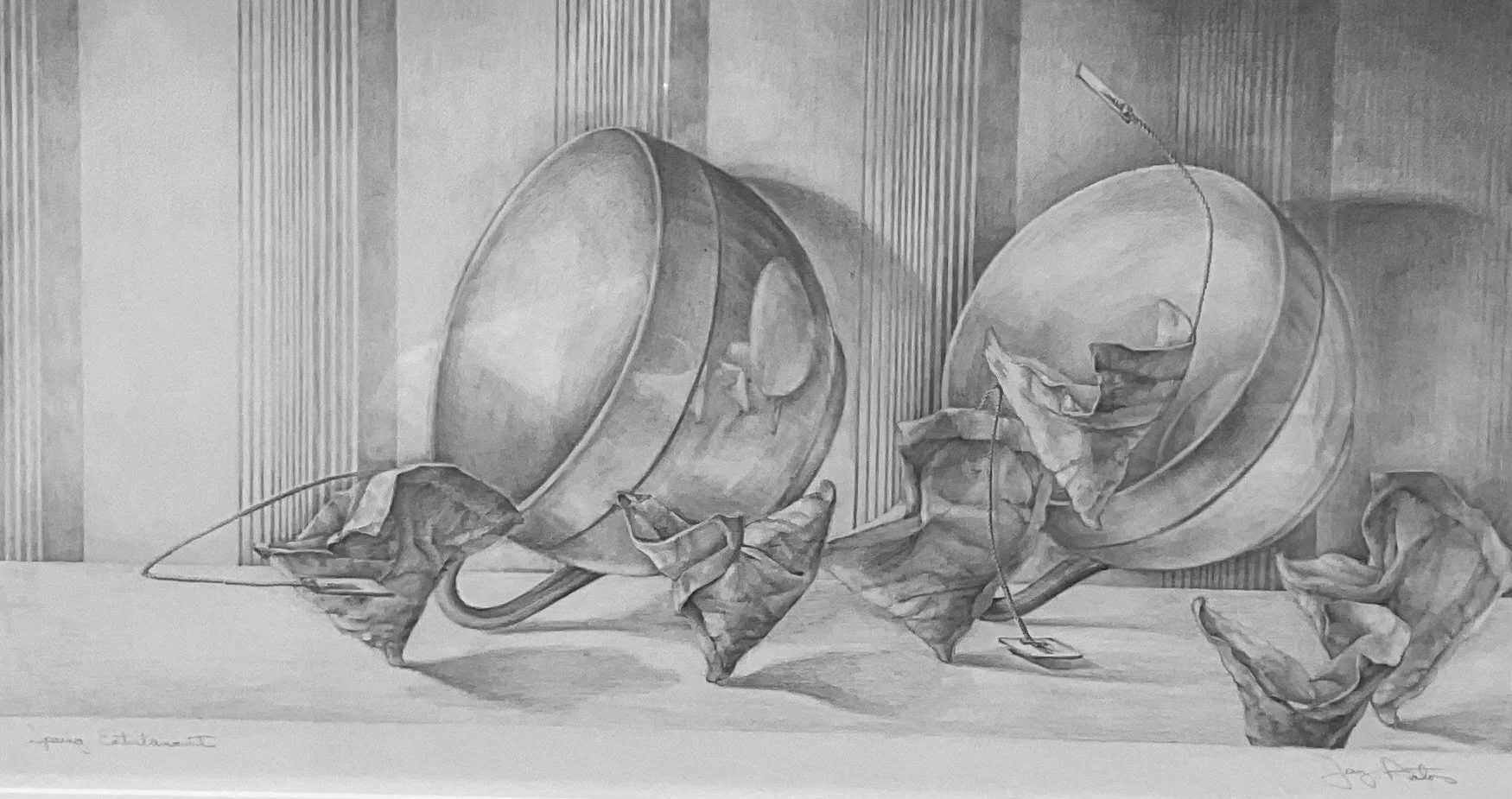 Spring Entertainment    Pencil on Paper  |  14" x 8" 