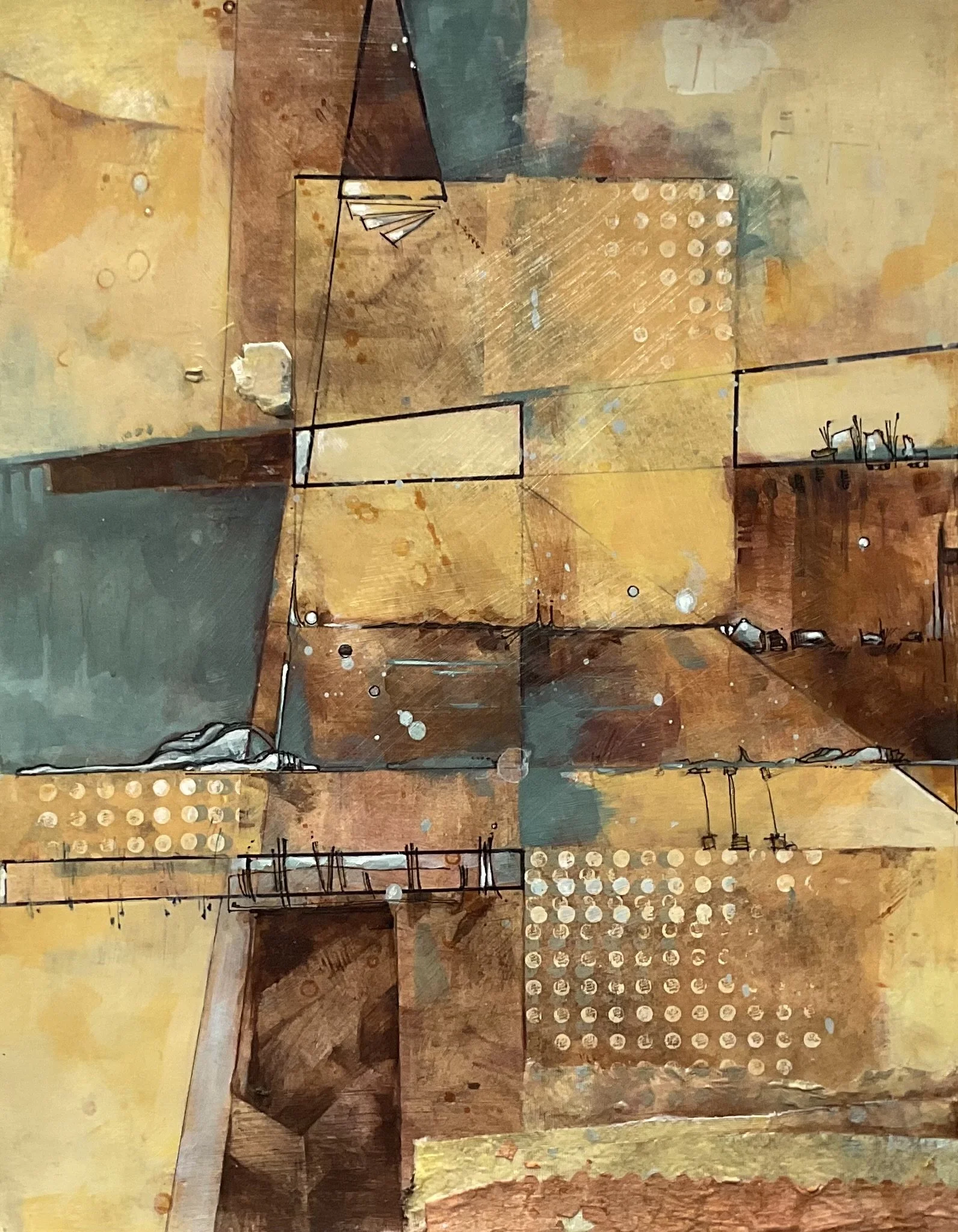  Patchwork    Mixed Media  |  24" x 30" 