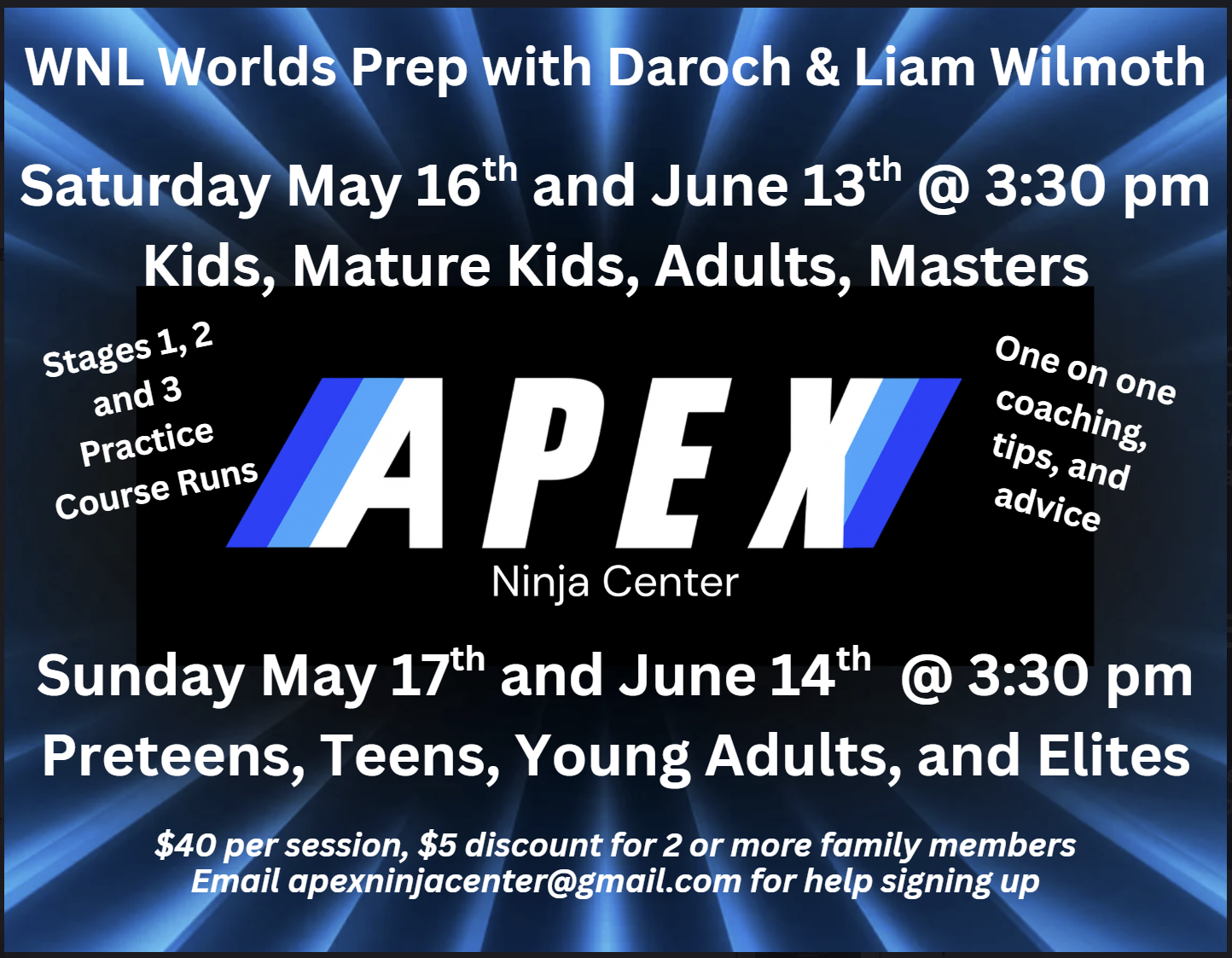 Worlds Prep: Preteens, Teens, Young Adults, and Elites