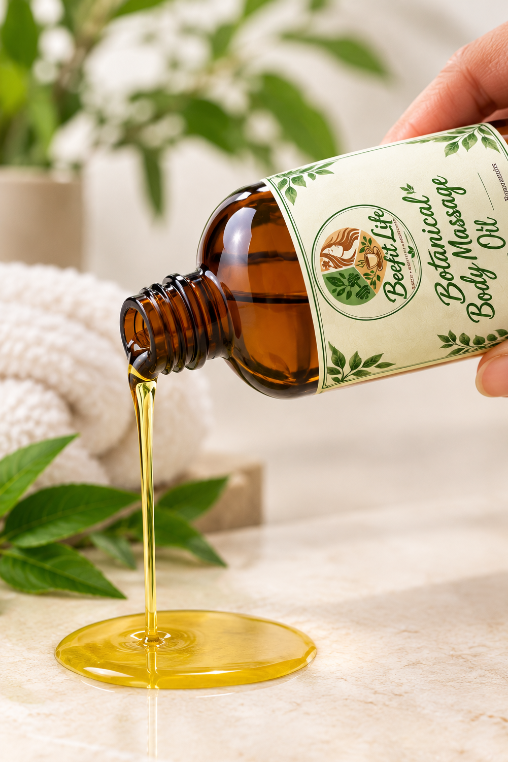 Botanical Body Massage Oil — BEEFIT LIFE NEW