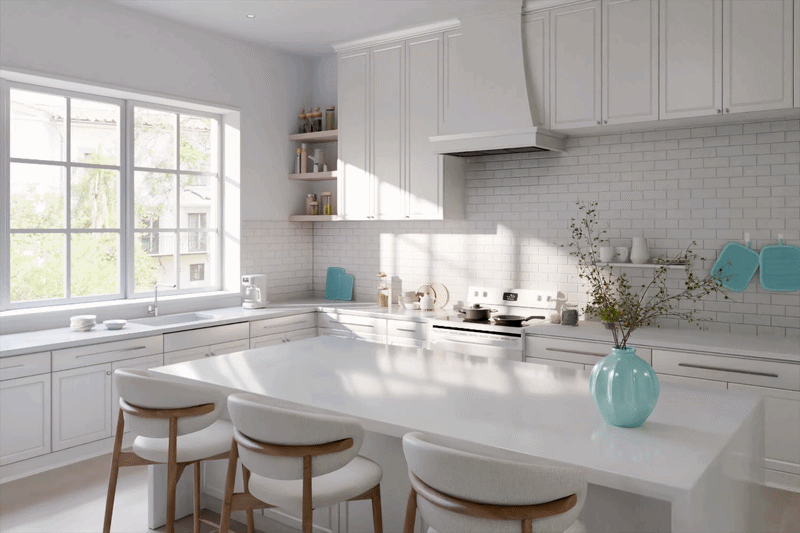 Interior Rendering animated kitchen visualization thumbnail