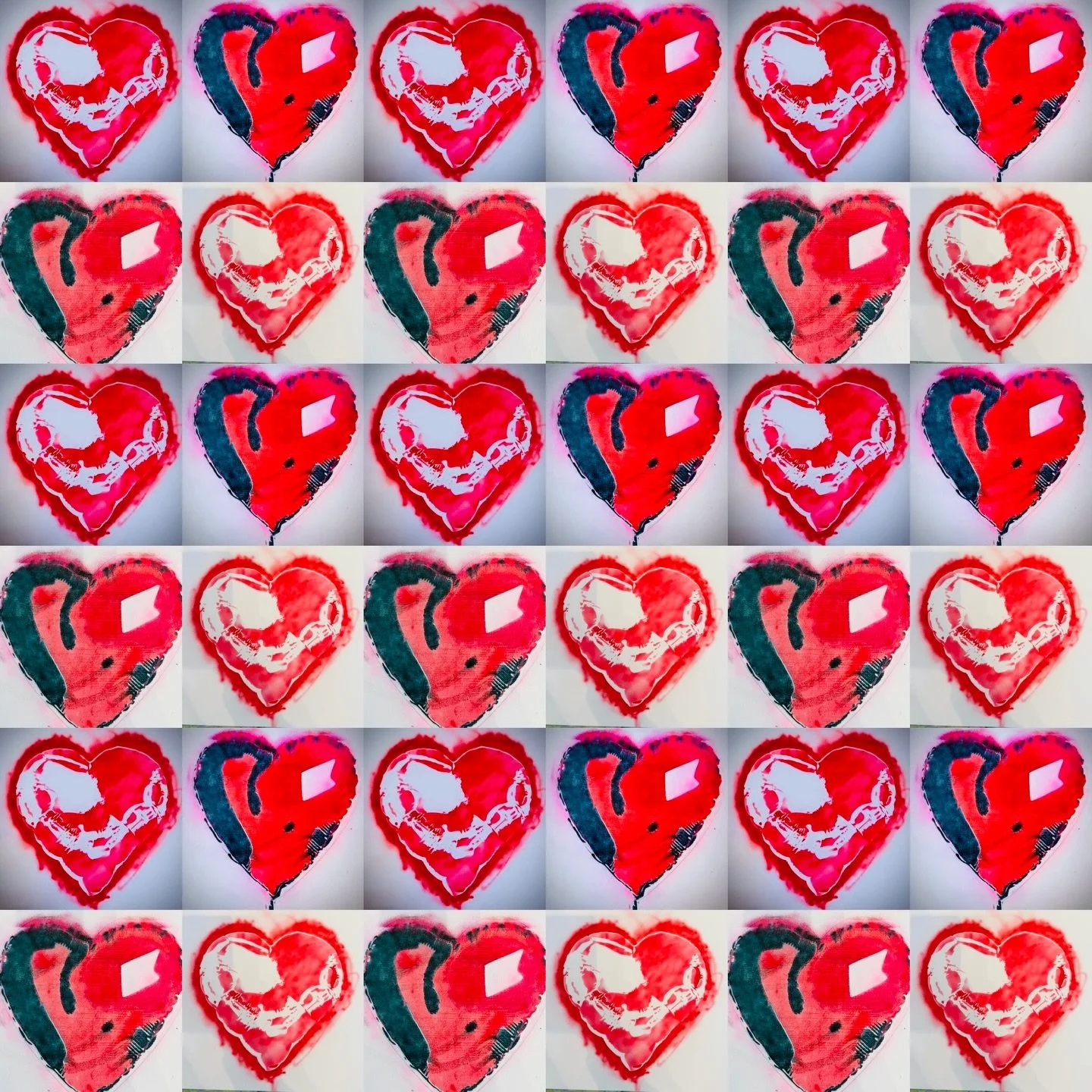 Love is in the Art &ndash; Part II 🎨💘

Our older students in our Saturday Studio reimagined Valentine&rsquo;s Day through art - where sweet meets street inspired by the bold style of Banksy. 🖤