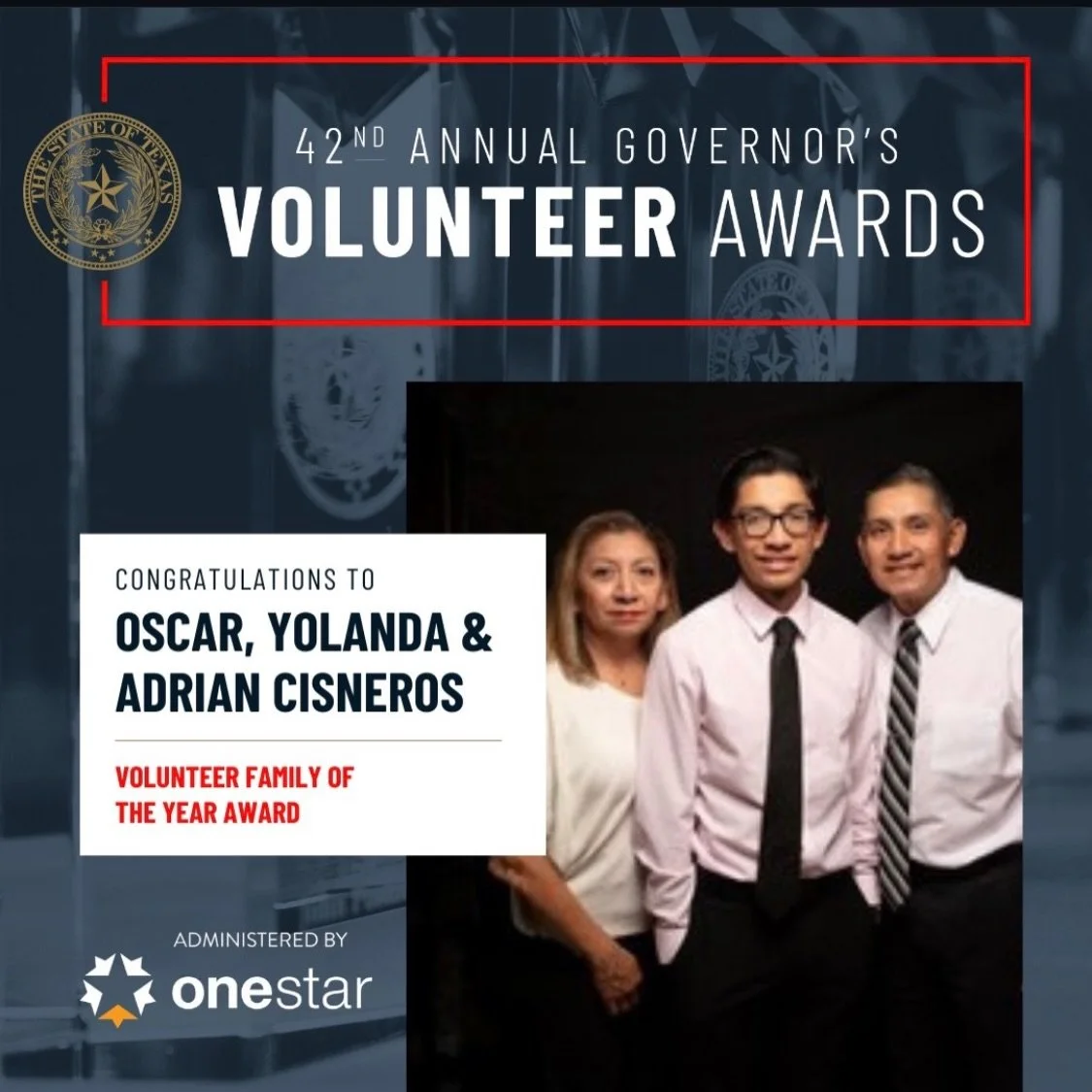We are beyond excited to finally be able to share this incredible news! 🎉

Some of the most profound acts of service come from the deepest places of love. This
#GlobalVolunteerMonth, the Governor&rsquo;s Volunteer Awards honor a family whose grief b