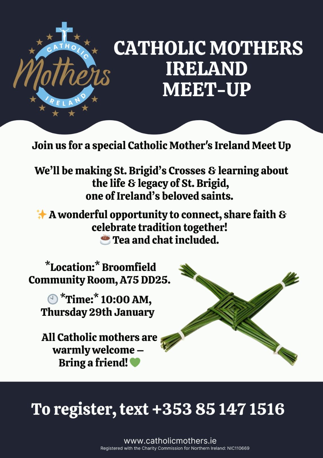 Meet Up and St Brigid's Cross making Morning