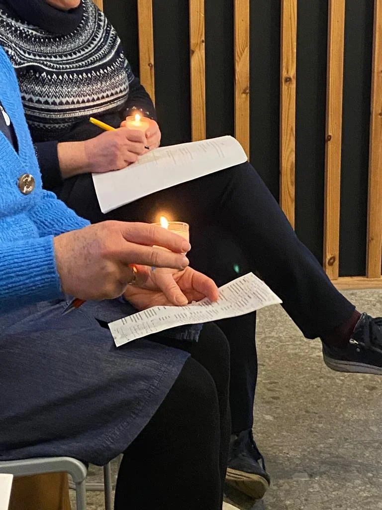 Taking notes at Catholic Mothers Ireland workshop.jpg