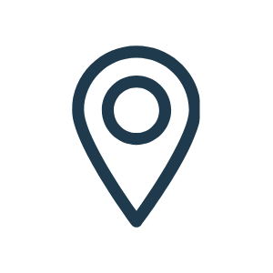 Icon of a location pin.