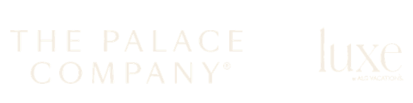 Logo of The Palace Company and 'luxe'.