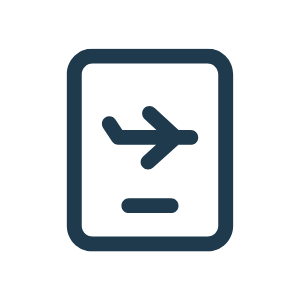 An icon of a passport.