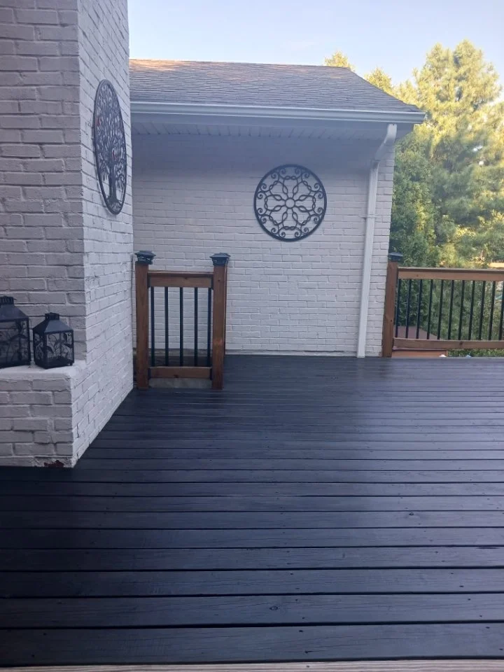 Wood Staining:  Decks, Docks, Fencing, and trim