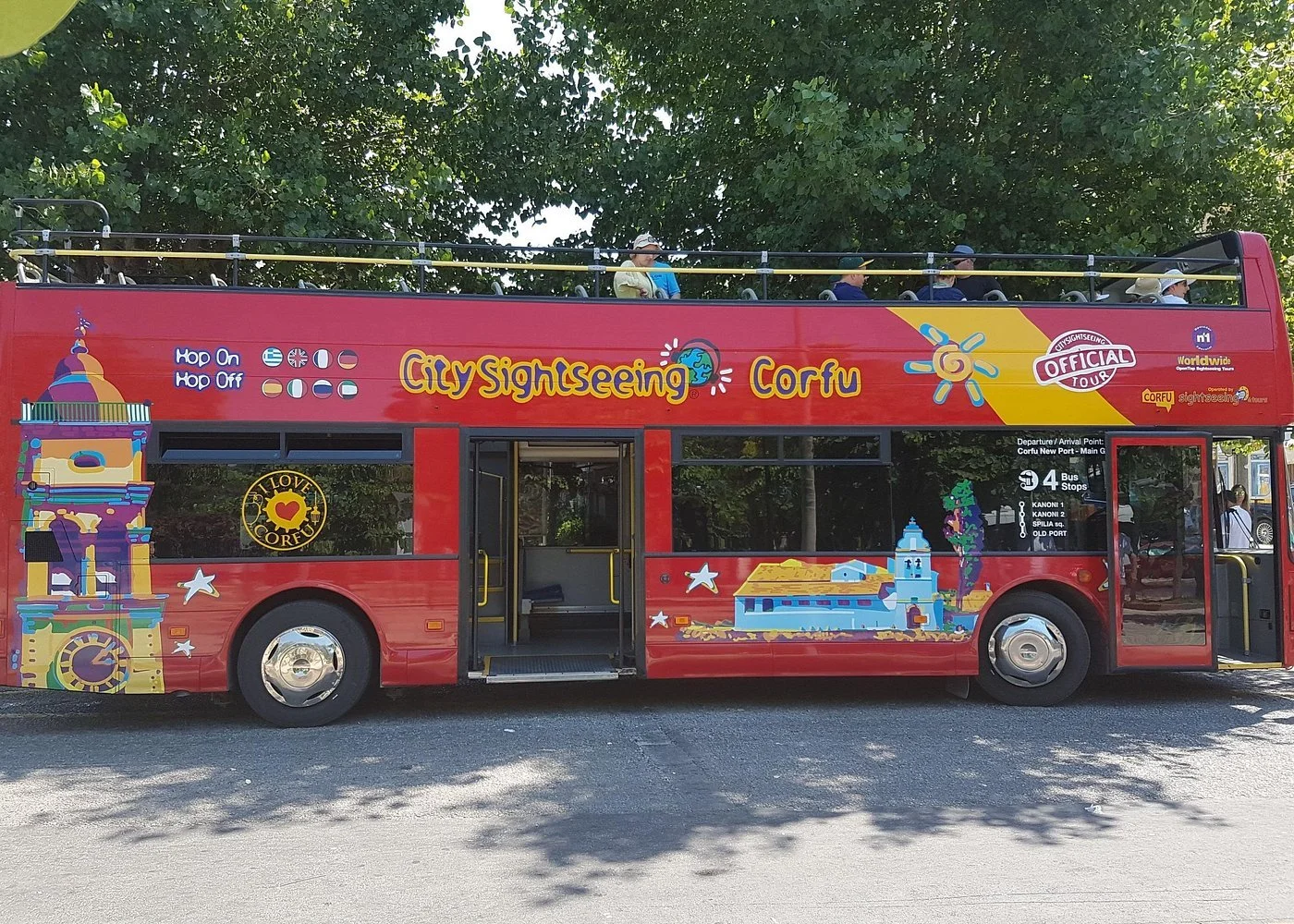 Explore Corfu at Your Own Pace: City Sightseeing Hop-On Hop-Off Bus Tour